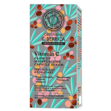 Ragyogásfokozó Hidratáló szérum C-vitaminnal 30 ml Oblepikha Siberica