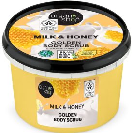 Golden testradír tejjel és mézzel 250 ml Organic Shop