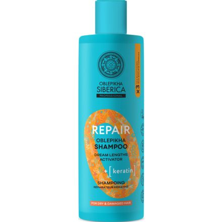 Helyreállító homoktövis sampon 400 ml Oblepikha Siberica 