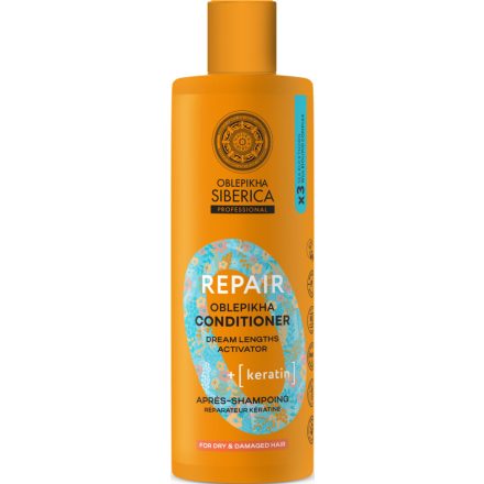 Helyreállító homoktövis kondicionáló 400 ml Oblepikha Siberica 