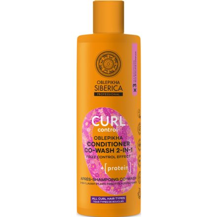 2 az 1-ben Co-washing homoktövis kondicionáló göndör hajra 400 ml Oblepikha Siberica  