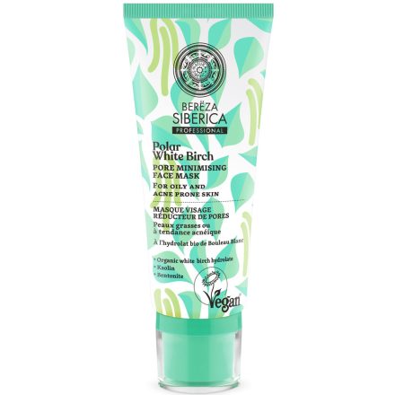 Sarki Fehér Nyír Pórusminimalizáló arcmaszk 100 ml Bereza Siberica 