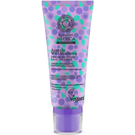 Vad Áfonya Arctisztító krémhab 100 ml Blueberry Siberica Anti-Ox 