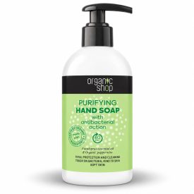   Folyékony szappan eukaliptusz illóolajjal és bio borsmentával 500 ml Organic Shop