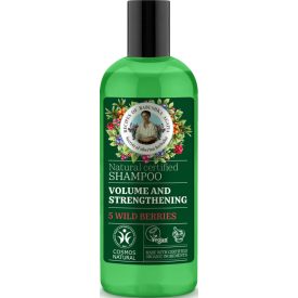   Erősítő és volumennövelő sampon 5-féle vadon termő bogyóval 260 ml Agafia