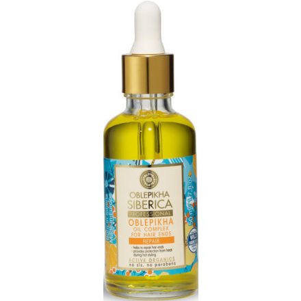Homoktövis hajvégápoló olaj bio virágvízzel 50 ml Oblepikha Siberica