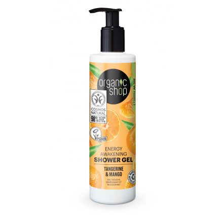 Energy tusfürdő mandarinnal és mangóval 280 ml Organic Shop