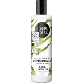   Erősítő és hajhullás elleni kondicionáló algával és citromfűvel 280 ml Organic Shop