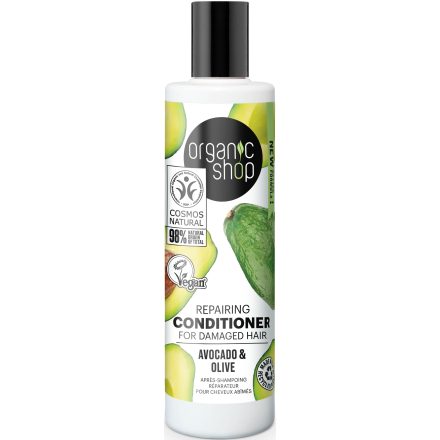 Regeneráló kondicionáló avokádóval és olívával 280 ml Organic Shop