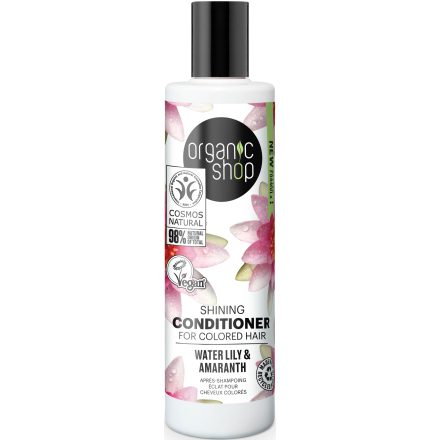 Shine kondicionáló vízililiommal és amaránttal 280 ml Organic Shop