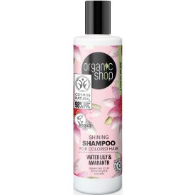   Shine sampon vízililiommal és amaránttal 280 ml Organic Shop