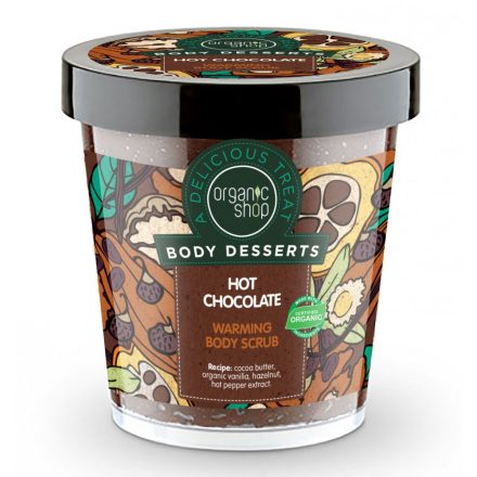 Forrócsoki testradír 450 ml Organic Shop