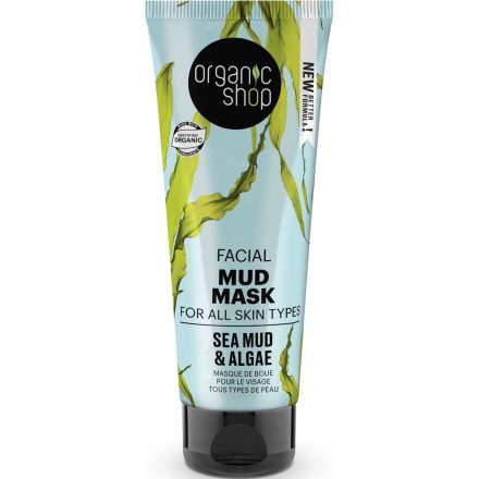 Arcmaszk tengeri iszappal és algával 75 ml Organic Shop
