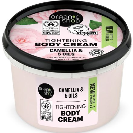 Frissítő testápolókrém Kaméliával 250 ml Organic Shop