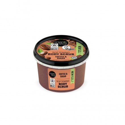 Softening testradír kávéval és cukorral 250 ml Organic Shop