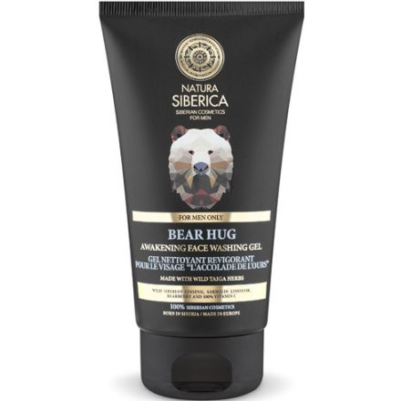Ébresztő/Frissítő Arclemosó gél férfiaknak 150 ml Natura Siberica
