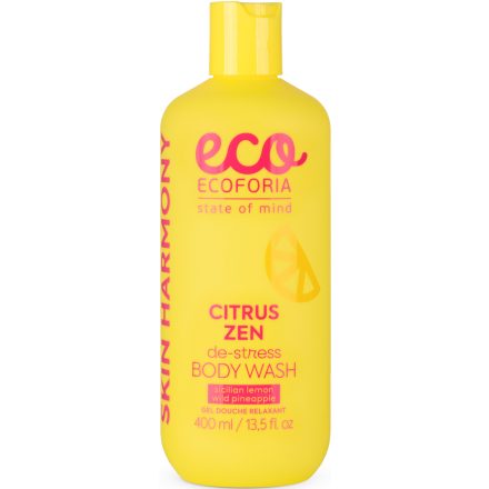Citrus zen de-stress tusfürdő 400 ml Ecoforia