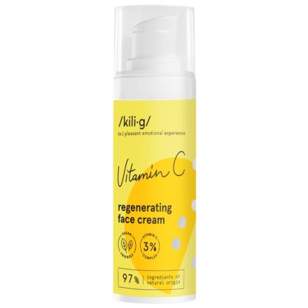 Regeneráló arckrém C-vitaminnal 50 ml Kili-g