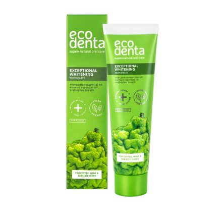 Fehérítő fogkrém bergamot- és citromolajjal 75 ml Ecodenta