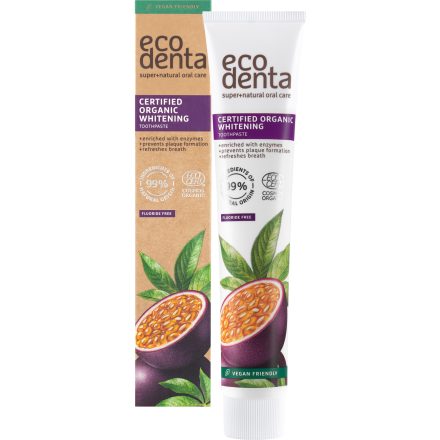 Minősített fehérítő fogkrém maracujával 75 ml Ecodenta
