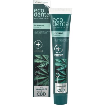 Szenzitív fogkrém CBD-vel és probiotikummal 100 ml Ecodenta