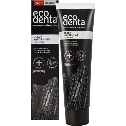 Fehérítő fogkrém szénnel 100 ml Ecodenta