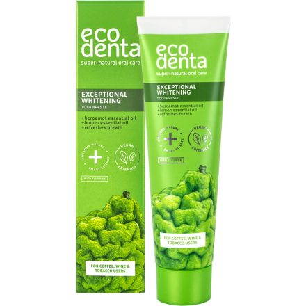 Fehérítő fogkrém bergamot- és citromolajjal 100 ml Ecodenta