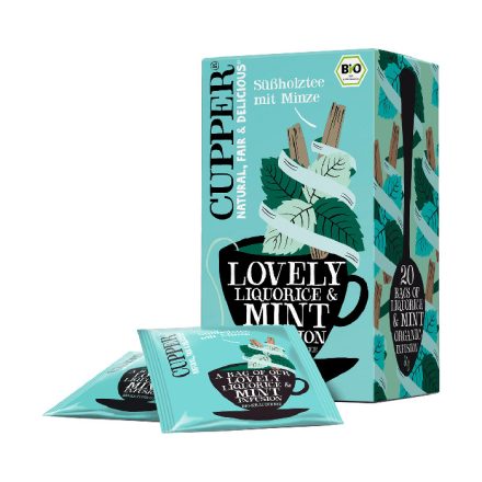 Bio Menta & Édesgyökér tea 30 g Cupper