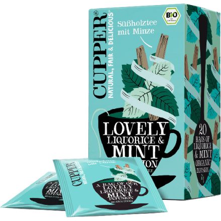 Bio Mentás Édesgyöké tea Cupper