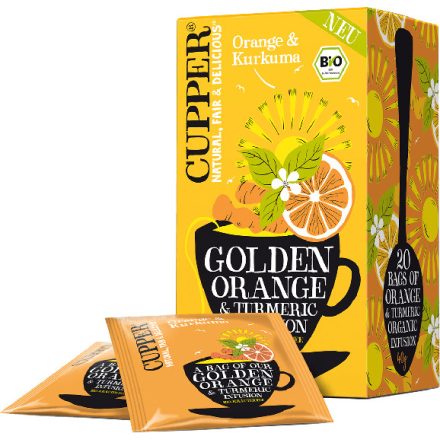 Bio Narancs és Kurkuma tea Cupper