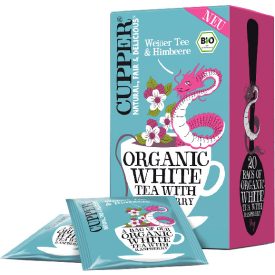 Bio Fehér tea Málnával Cupper