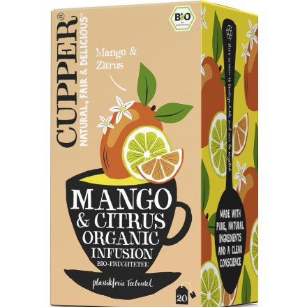 Bio Mango és Citrus bio tea Cupper 