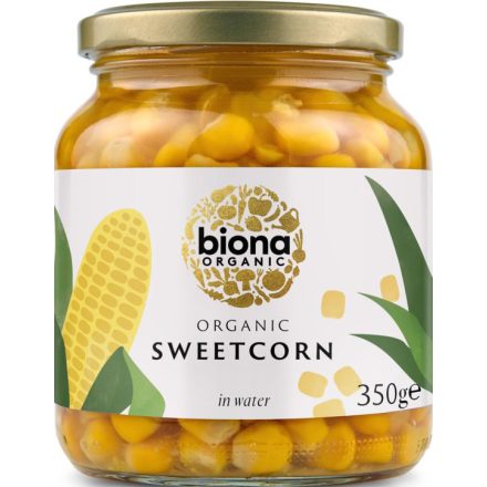 Bio Édes kukorica üveges 360 g Biona