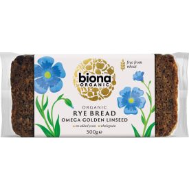 Bio Rozskenyér omega arany lenmaggal 500 g Biona 