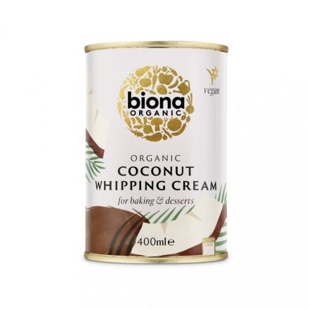 Bio kókusz tejszín vegán desszertekhez 400 ml Biona