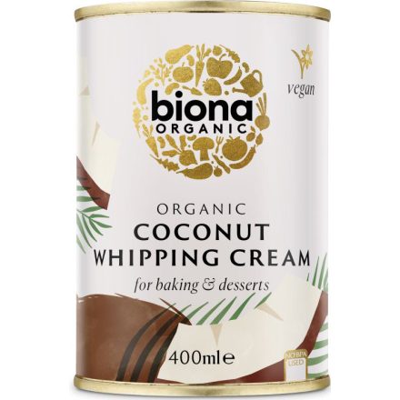 Bio Kókusz tejszín vegán sütéshez és desszertekhez 400 ml Biona