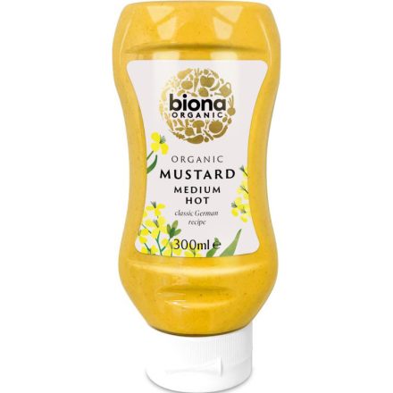Bio Mustár közepesen erős 300 ml Biona