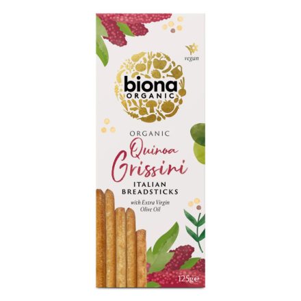 Bio Grissini quinoa-s olasz kenyérrúd 125 g Biona 