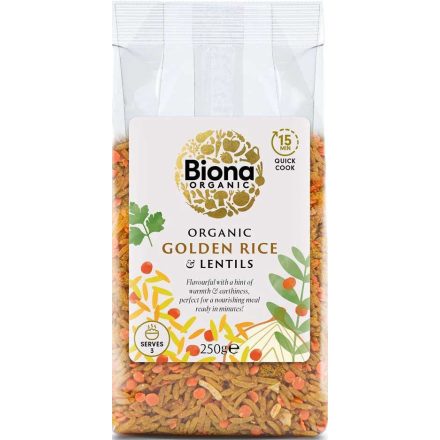 Bio Arany rizs és lencse 250 g Biona