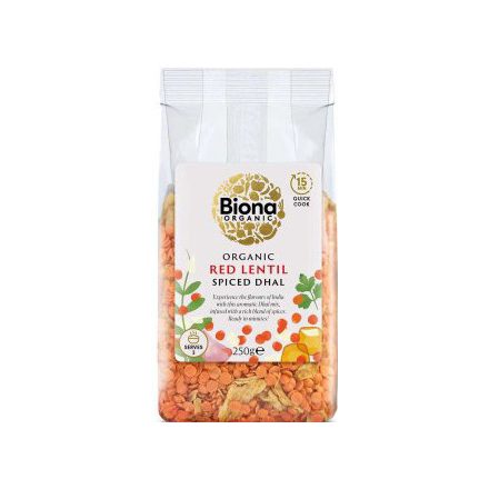 Bio Fűszeres vörös lencse dhal 250 g Biona