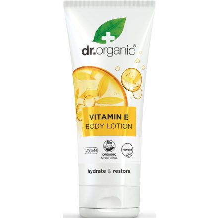 Testápoló természetes E-vitaminnal 200 ml Dr.Organic