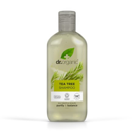 Mélytisztító sampon bio teafaolajjal 265 ml Dr.Organic