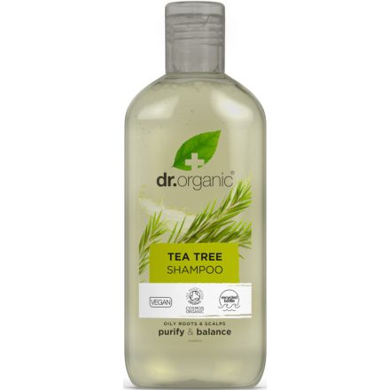 Mélytisztító sampon bio teafaolajjal 265 ml Dr.Organic
