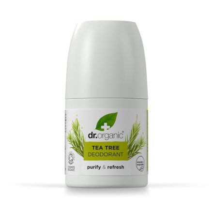 Alumíniummentes golyós dezodor bio teafaolajjal 50 ml Dr.Organic