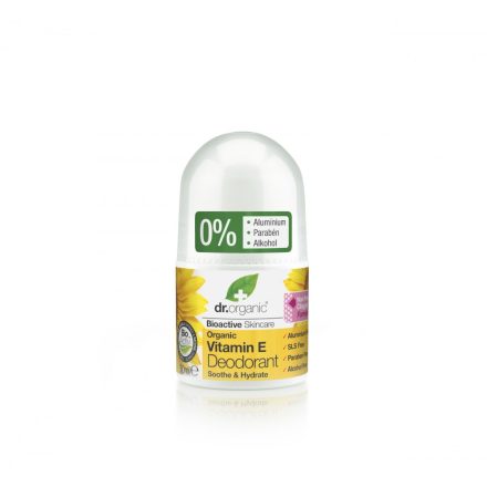 Alumíniummentes golyós dezodor természetes E-vitaminnal 50 ml Dr.Organic