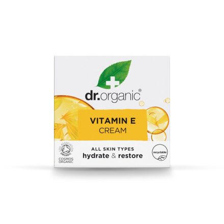 Szuperhidratáló krém E-vitaminnal 50 ml Dr.Organic