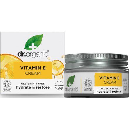 Szuperhidratáló krém E-vitaminnal 50 ml Dr.Organic