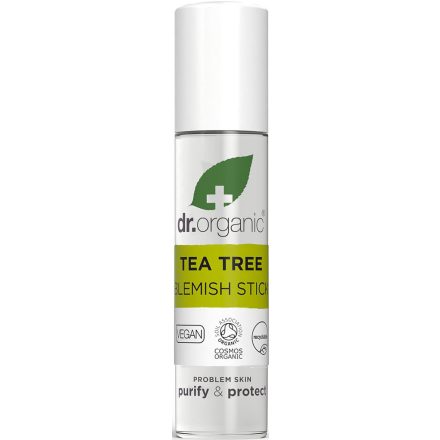 Ecsetelő gél bio teafa olajjal pattanások kezelésére 8 ml Dr.Organic