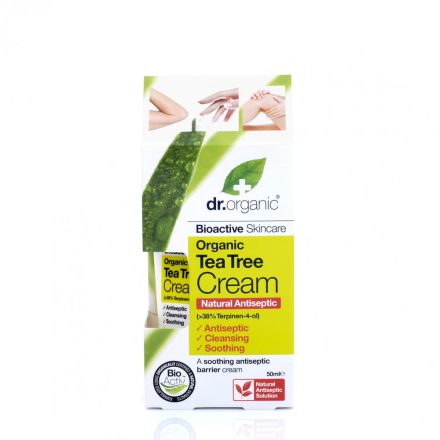 Bőrápoló krém bio teafaolajjal 50 ml Dr.Organic