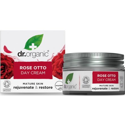 Nappali krém bio damaszkuszi rózsaolajjal 50 ml Dr.Organic